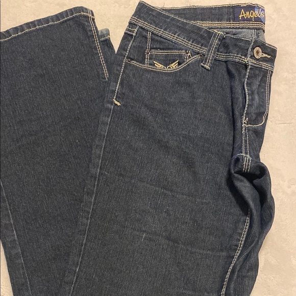 Angels Dark Blue Denim Jeans - Picture 3 of 6